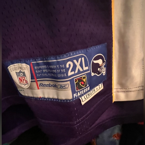 Reebok NFL Sharper 42 Vikings Football Jersey | Men’s 2XL - Picture 5 of 5